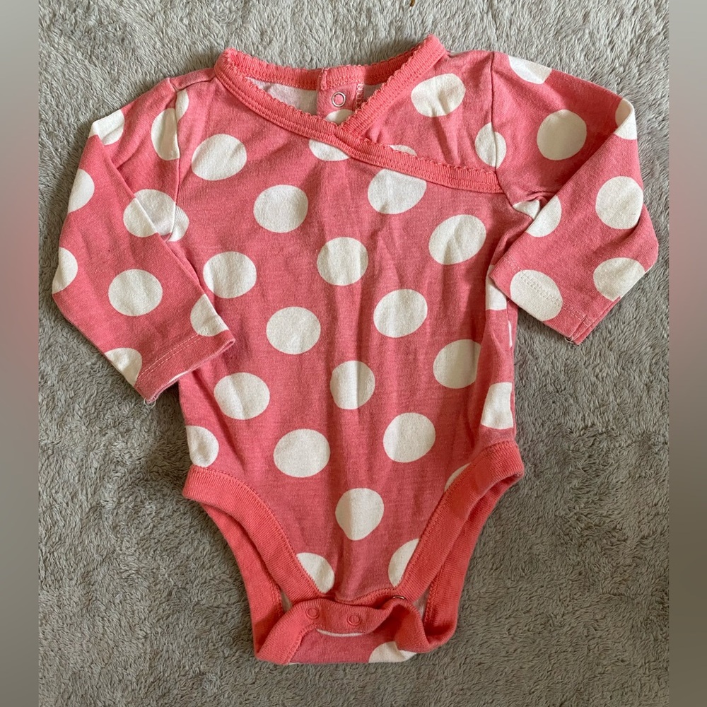 Polka Dot Baby Onesie